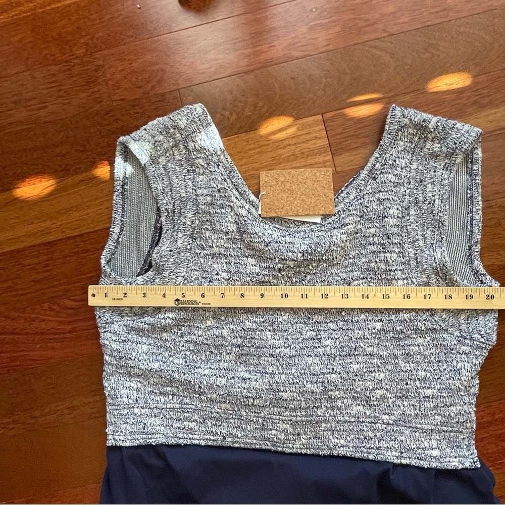 Blue Sleeveless Tank Dress - Picture 12 of 13